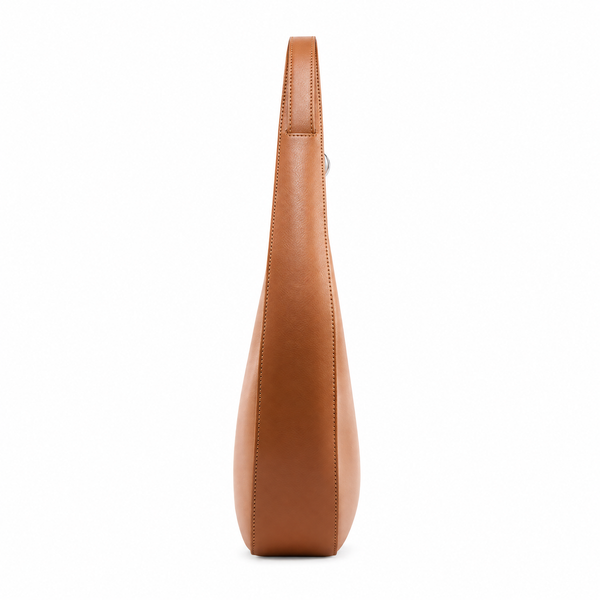 Lifestyle photo of The Luna top-grain leather hobo bag