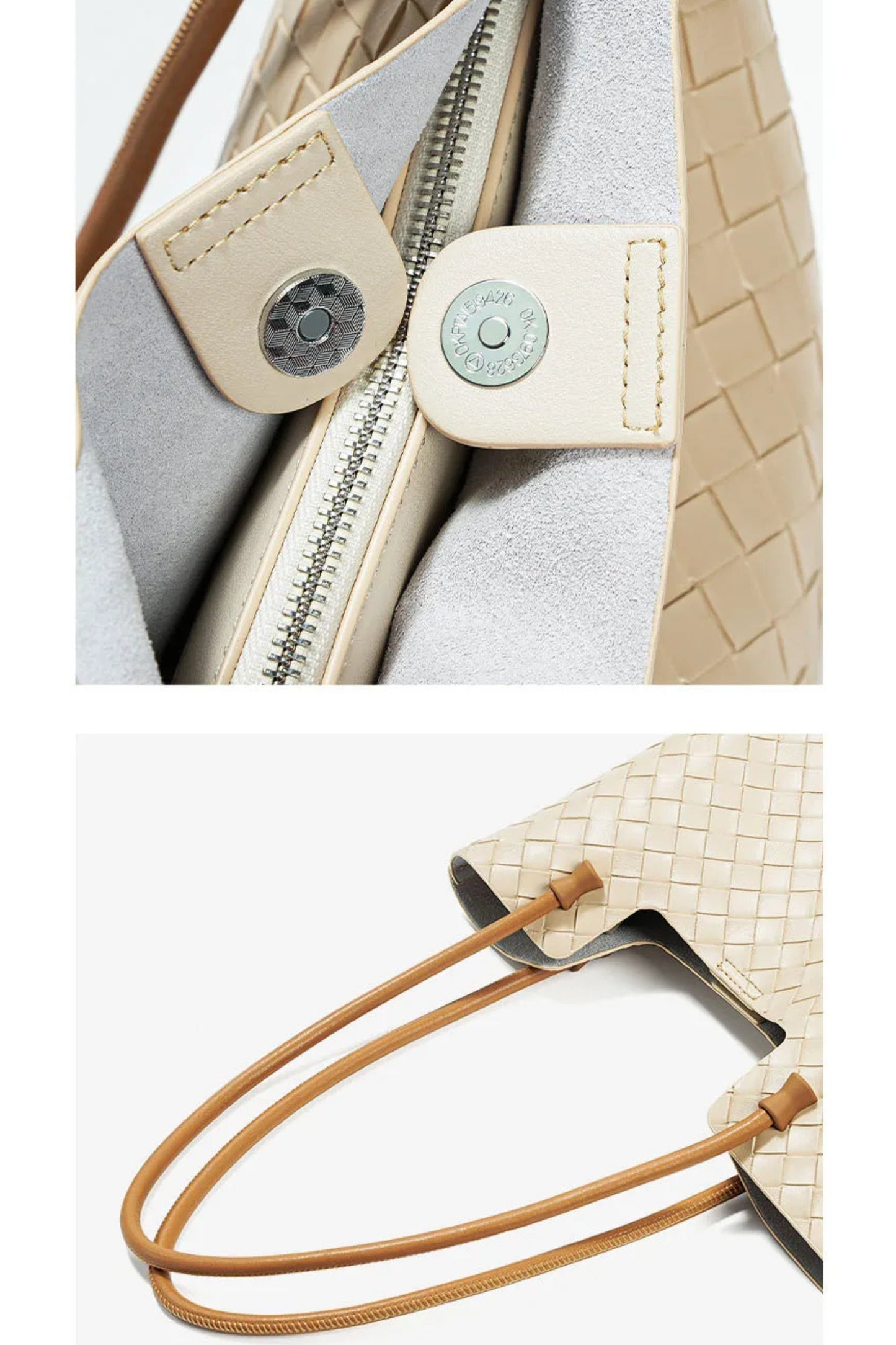 The Timeless Weave Tote | Full-Grain Cowhide Leather