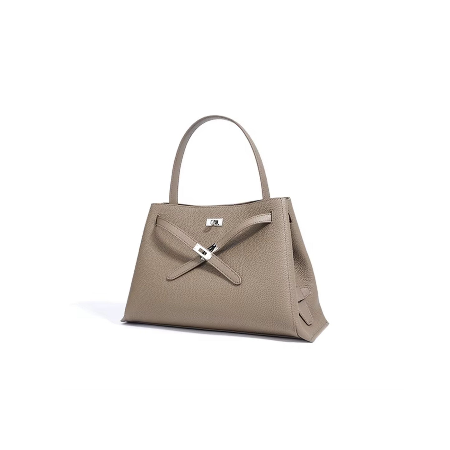The NOVA: Structured Top-Grain Leather Satchel
