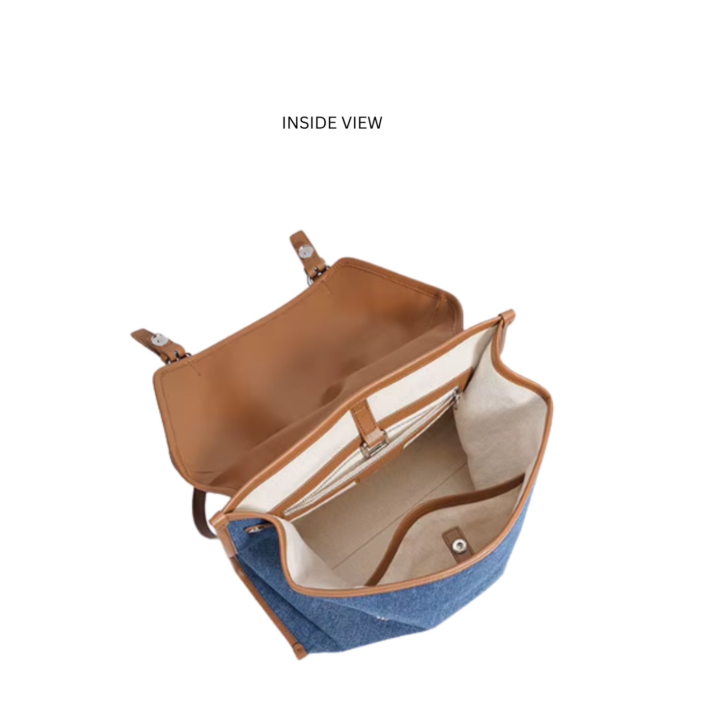 The Urban Voyager Backpack Tote - 100% Cowhide Leather & Denim Convertible Backpack Tote | Women's Top Handle Handbag