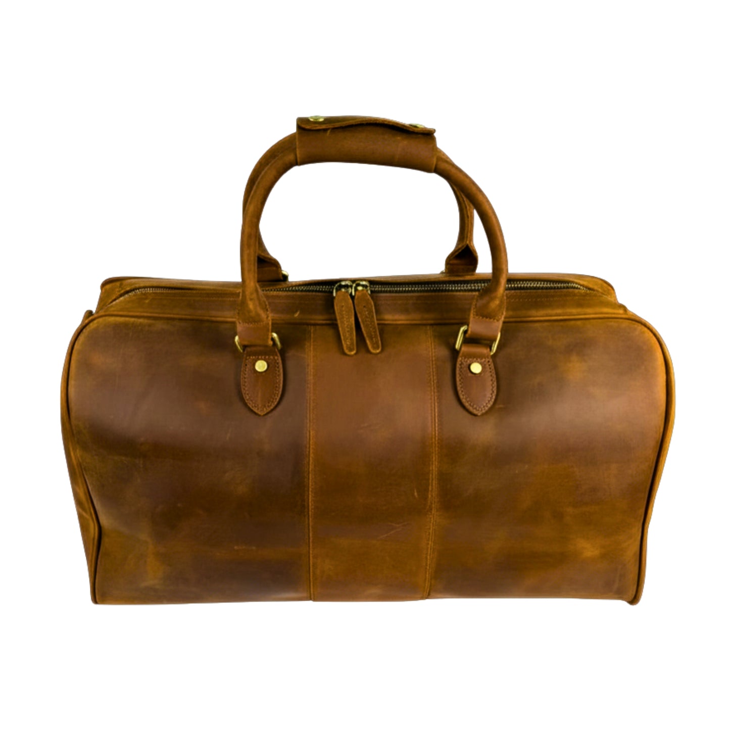 The Escape - Hideclusive Leather Weekend Escape Duffle Bag | Vintage Crazy Horse Cowhide | Short Trip Travel Luggage