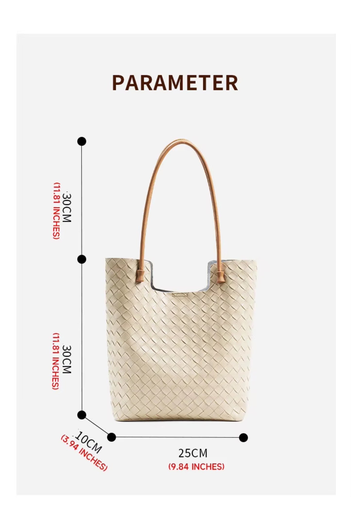 The Timeless Weave Tote | Full-Grain Cowhide Leather