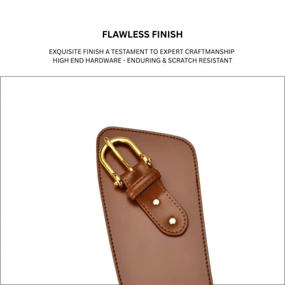 Wide Leather Corset Waist Belt for Women | Cowhide Cinch Belt for Dresses | Hideclusive