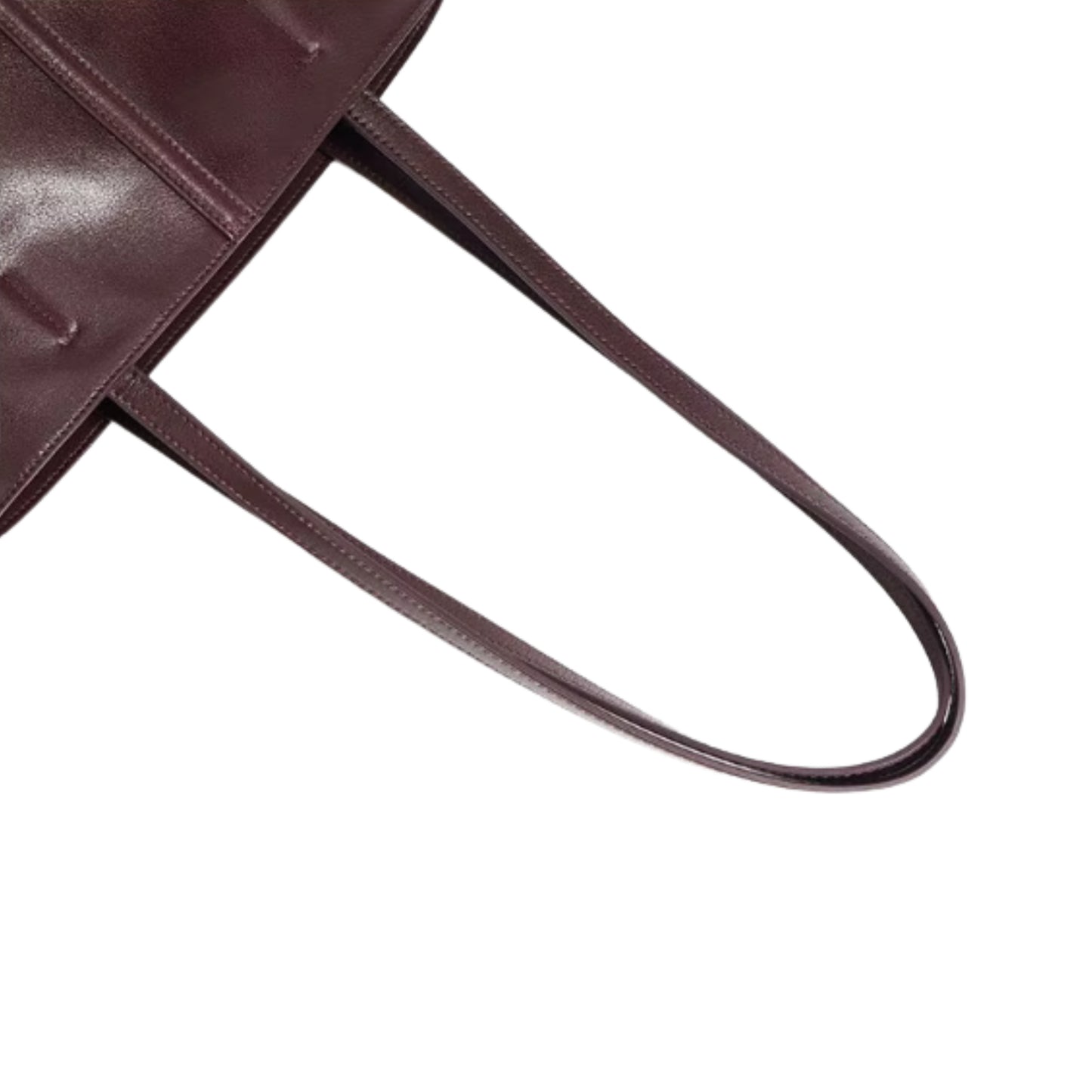 VERONA - The Signature Leather Bucket Tote | 100% Cowhide Leather Bucket Bag | Large Capacity Everyday Shoulder Tote | Wine Red & Black