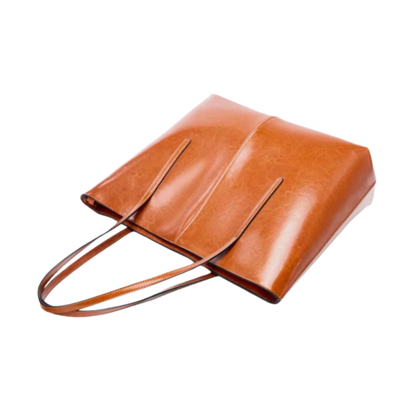 Clara Minimalist Leather Tote | 100% Cowhide Leather Tote Bag | Handcrafted Quality for Everyday Use