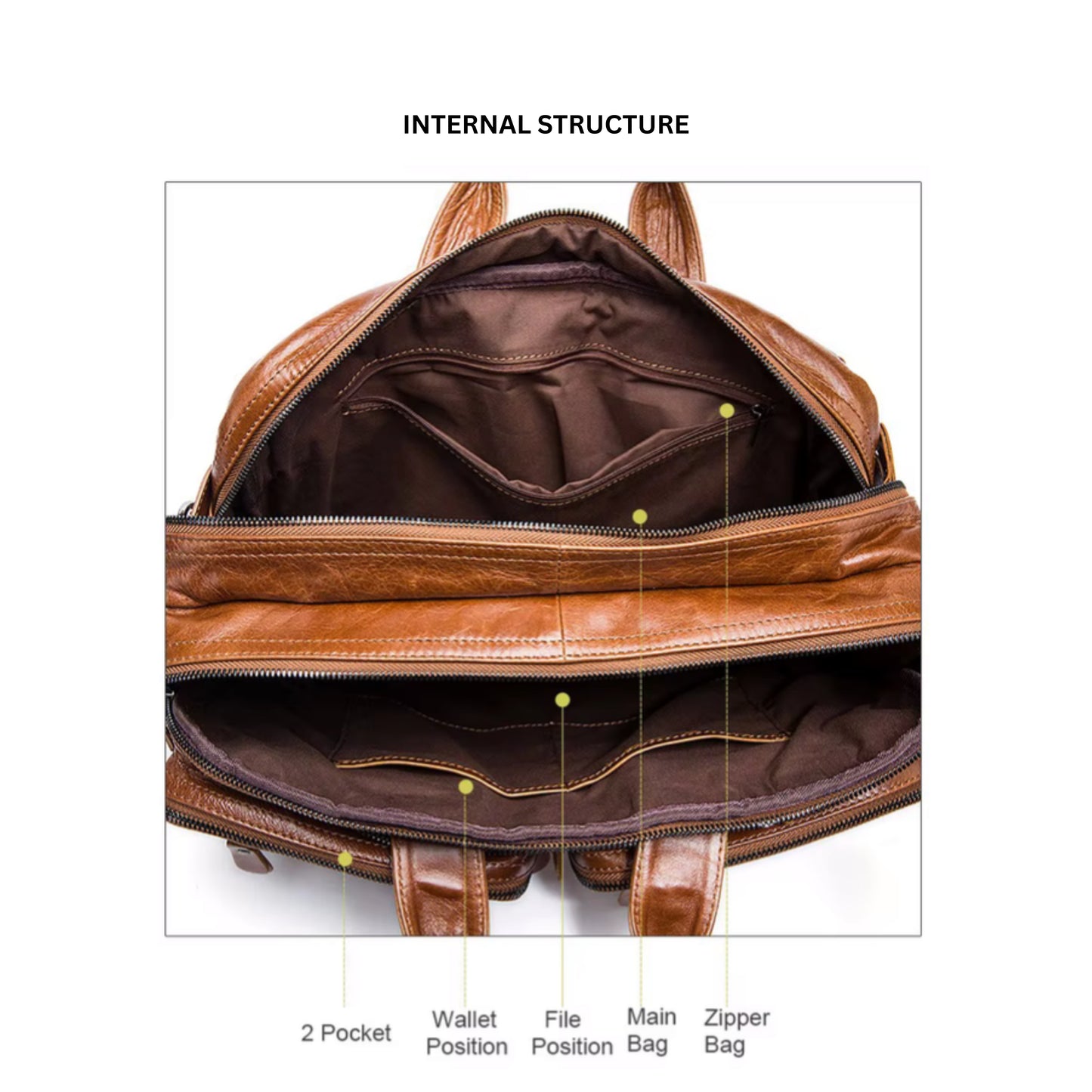 The Hideclusive Urban Convertible Briefcase | Men's Genuine Leather Convertible Briefcase Backpack | Laptop Bag