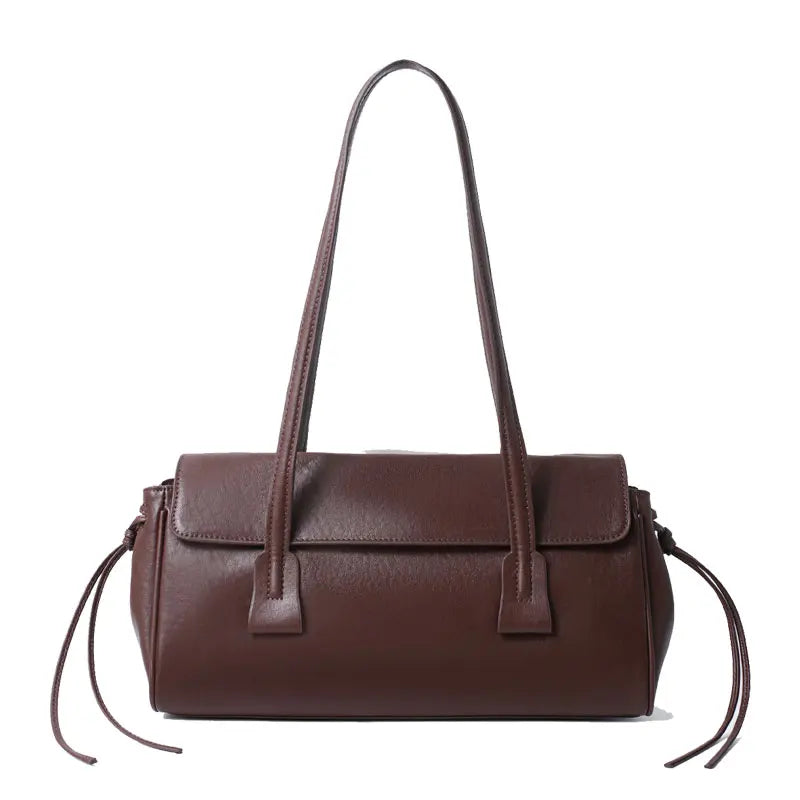 Hideclusive Candy Shaped Genuine Leather Handbags for Women Casual Fashion High Quality Cowhide Women's Shoulder Bags Travel Bags