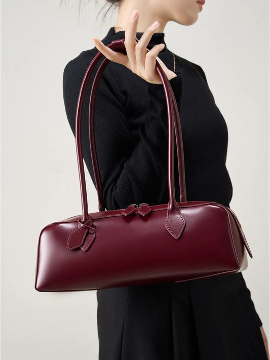 The Avenue 33 Leather Barrel Bag for Women | Full-Grain Cowhide | Hideclusive
